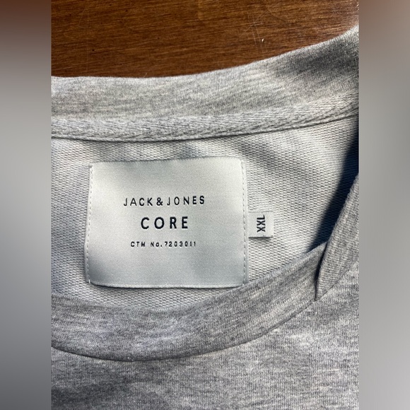 Jack & Jones Core JCOArms Sweat Crew Neck womens size XXL Sweatshirt Gray - Picture 3 of 13